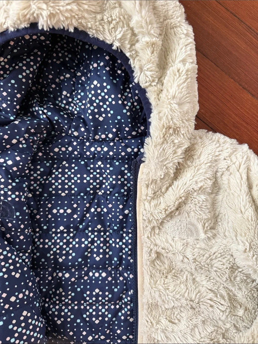 The North Face Reversible Mossbud Swirl Jacket 18-24 months